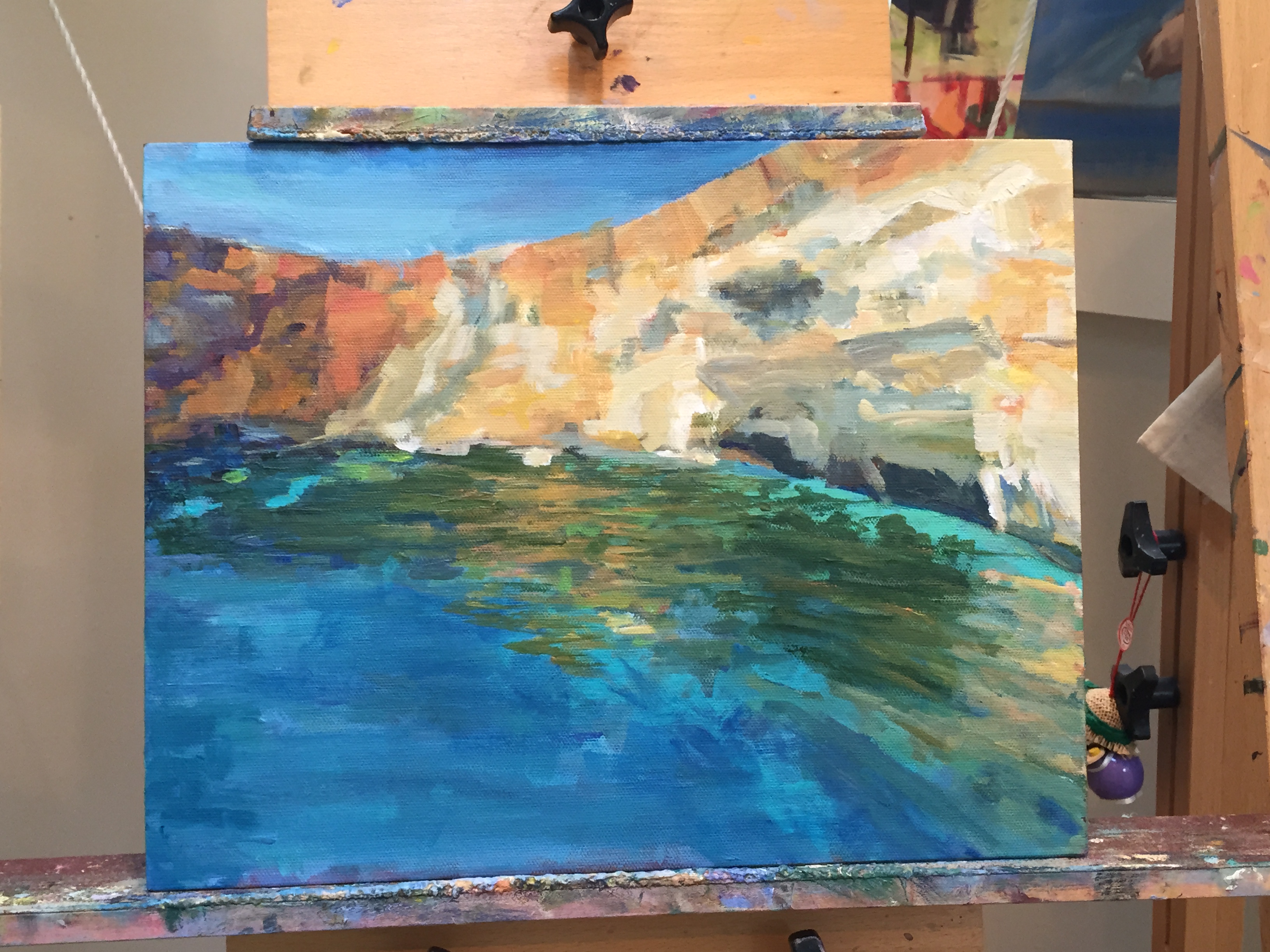 3264x2448 Beth Carrington Brown Paintings Of Malta And Mediterranean Art - Painting Of A