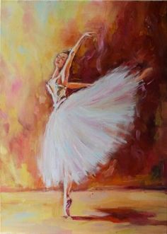 Painting Of A Ballerina at PaintingValley.com | Explore collection of ...