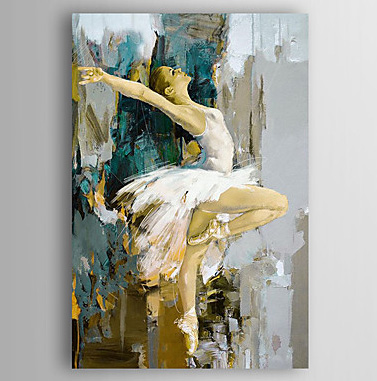 377x381 Ballerina Painting - Painting Of A Ballerina