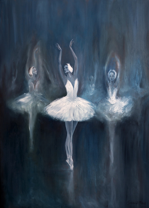 574x800 Paintings - Painting Of A Ballerina