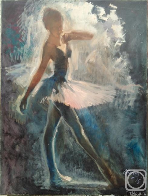 489x650 Painting Buy On Artnow.ru - Painting Of A Ballerina