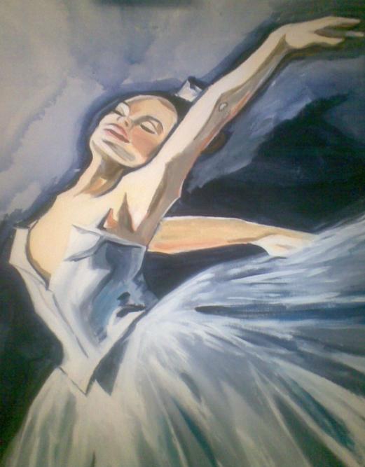 521x667 See My Comissioned Painting Of A Ballerina! Vizearts Beginners - Painting Of A Ballerina