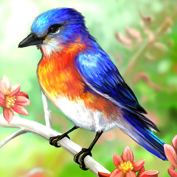 Painting Of A Bird