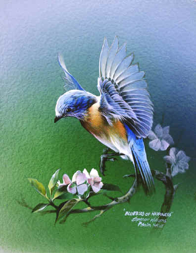 396x510 Bird Paintings, Animal Amp Wildlife Paintings, Paintings Of Animals - Painting Of A Bird