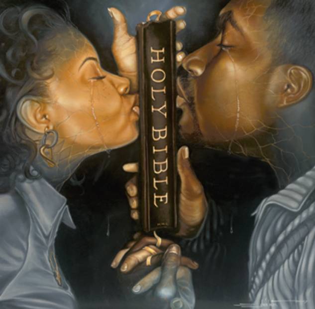 633x621 Black Art Black Church - Painting Of A Black Woman Praying