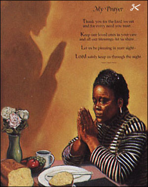 300x377 Black Art Praying - Painting Of A Black Woman Praying
