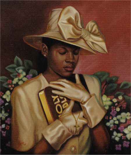 Painting Of A Black Woman Praying At Explore Collection Of Painting Of A