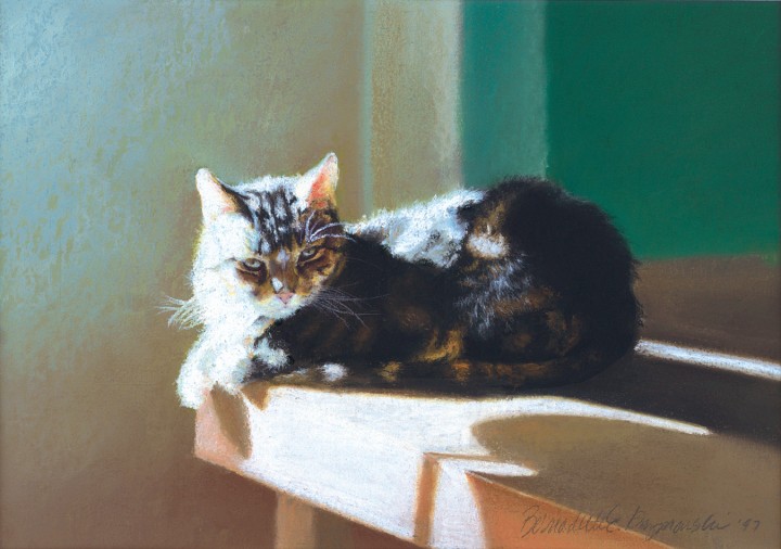 720x506 The Artist's Life Selling Paintings Of My Cats ~ The Creative Cat - Painting Of A Cat
