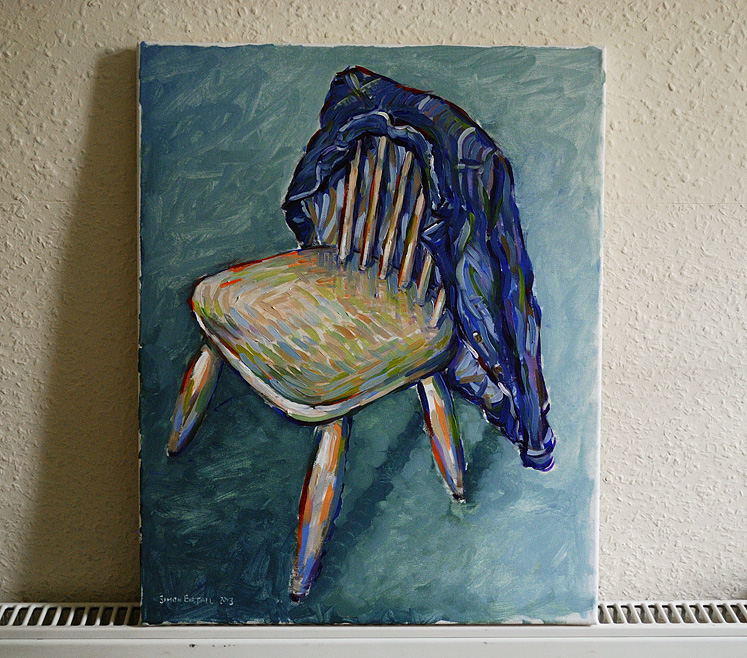 747x658 Judith's Chair, 18 August 2013 Drawing Upon Life - Painting Of A Chair