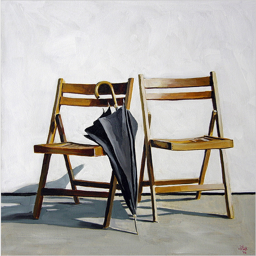 500x500 Painting Of Chair - Painting Of A Chair