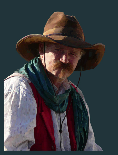 504x660 Ken Raney Illustration Amp Design Clash Creative Cowboy Painting - Painting Of A Cowboy