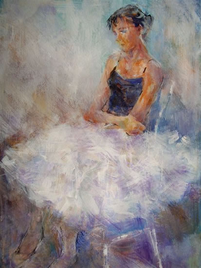 413x550 Painting Commissions Surrey - Painting Of A Dancer