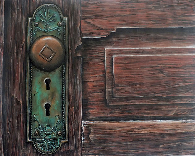 630x505 Ncea Level 3 Painting Folio The Shaping Of Identity - Painting Of A Door