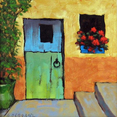 500x500 Sold Paintings Door Study - Painting Of A Door