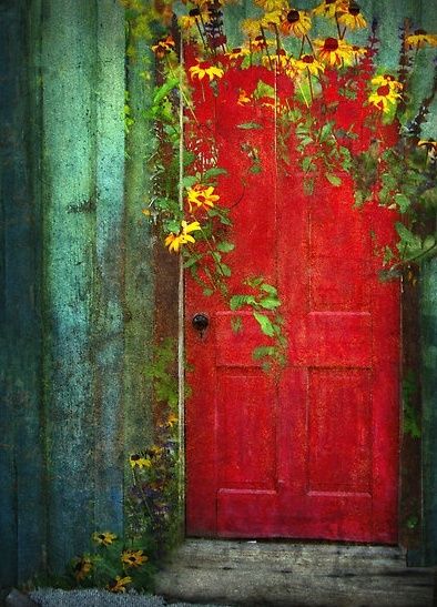 394x547 Water Color Painting Technique Using Alcohol For Possible Sky - Painting Of A Door