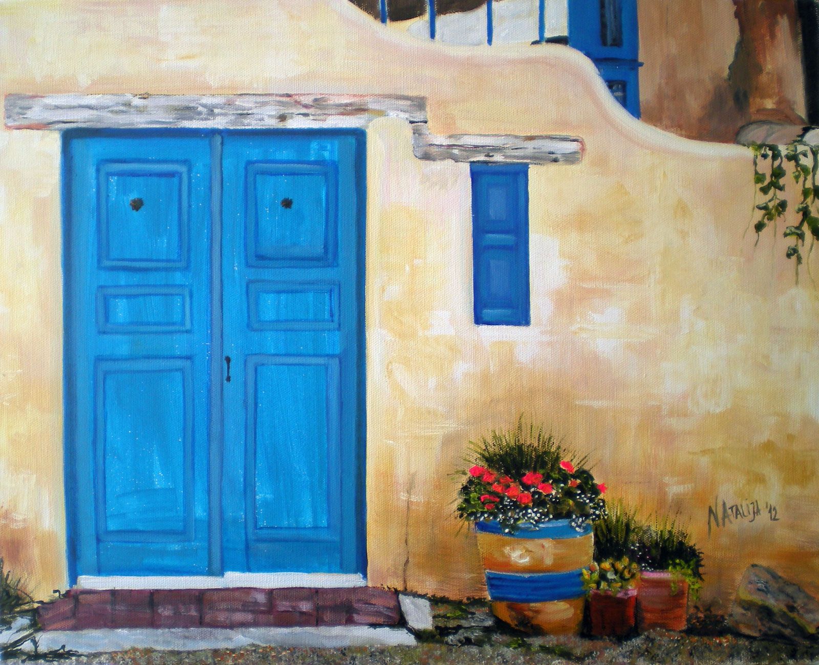 1600x1301 Painting Of A Door Painting Blue Door Paintings To Do - Painting Of A Door
