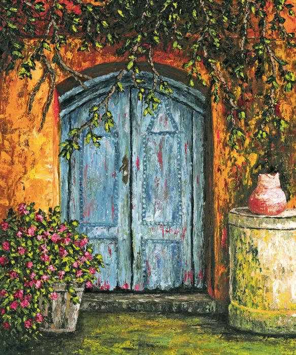 583x700 Doors Paintings Cool Door Paintings Hand Painting Vs Spraying - Painting Of A Door