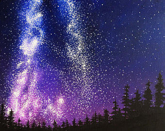 340x270 Galaxy Painting Etsy - Painting Of A Galaxy