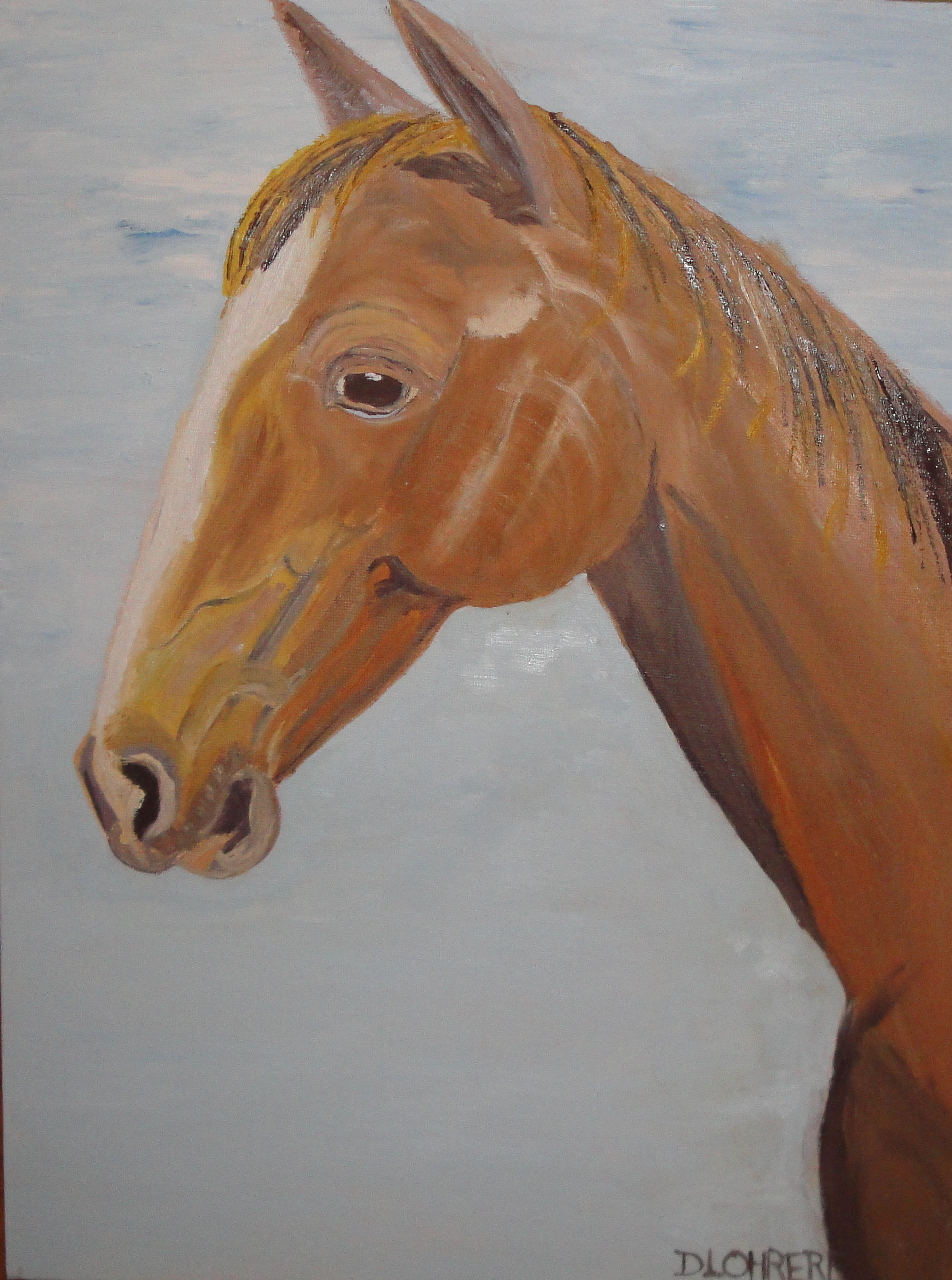 1896x2550 Horse Paintings Oil Painting Gallery - Painting Of A Horse Head