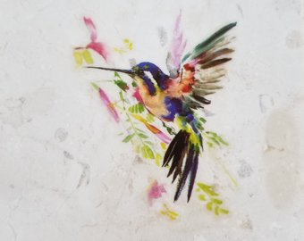 340x270 Hummingbird Painting Etsy - Painting Of A Hummingbird