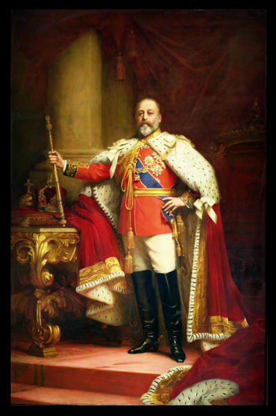 398x600 King Edward Vii 1902 Painting Sir Samuel Luke Fildes Oil Paintings - Painting Of A King