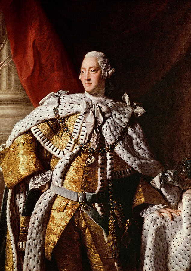 635x900 King George Iii Painting By Allan Ramsay - Painting Of A King