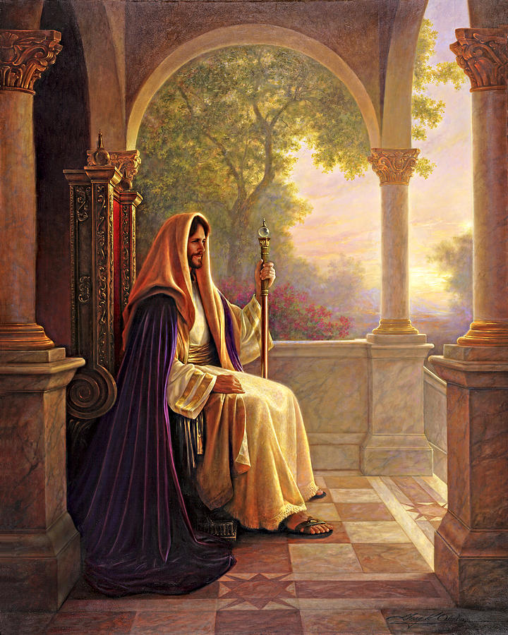 720x900 King Of Kings Painting By Greg Olsen - Painting Of A King