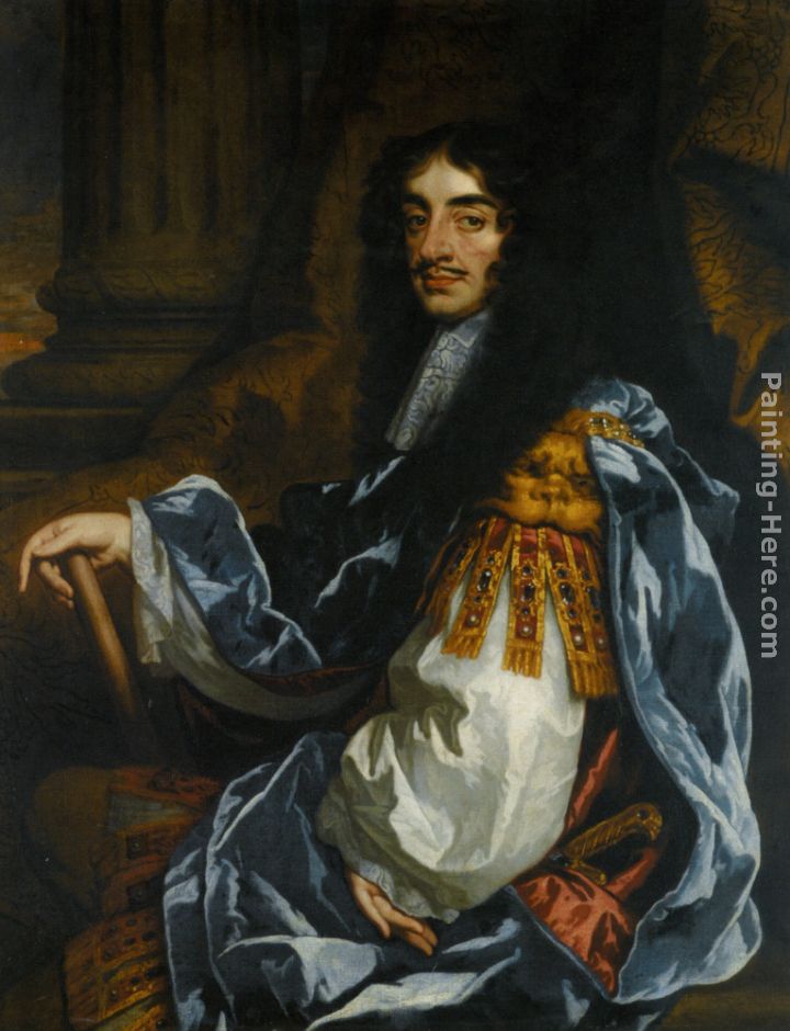720x940 Sir Peter Lely Portrait Of King Charles Ii Painting Anysize 50 - Painting Of A King