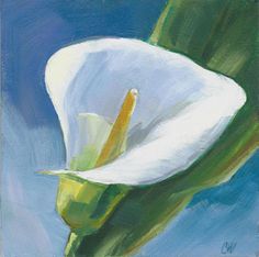 236x234 Painted Pictures Of Purple Cala Lilies Calla Lily Painting By - Painting Of A Lily