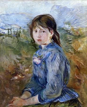 364x450 The Little Girl From Nice, Celestine Painting, Aberthe Morisot - Painting Of A Little Girl