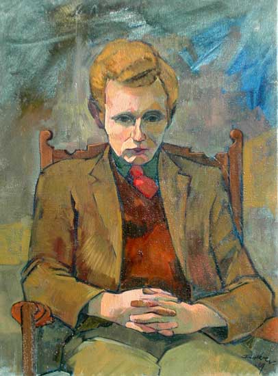 406x550 Don Faulkner Fine Art Portrait Painting Gallery View Unique - Painting Of A Man