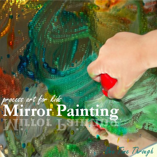 500x500 Painting With Mirrors Simple Process Art - Painting Of A Mirror