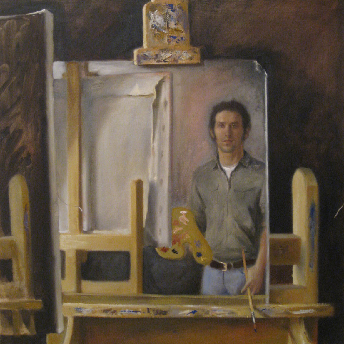 1170x1170 Babies And Painting - Painting Of A Mirror