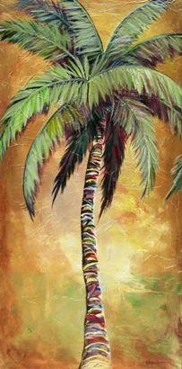 203x410 Palm Tree Paintings Palm Tree Paintings, Tropical - Painting Of A Palm Tree