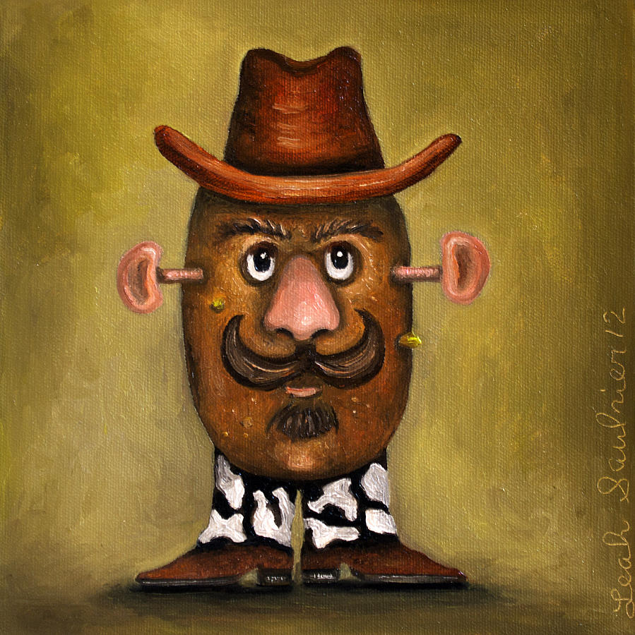899x900 Mr Potato Head Art Fine Art America - Painting Of A Potato