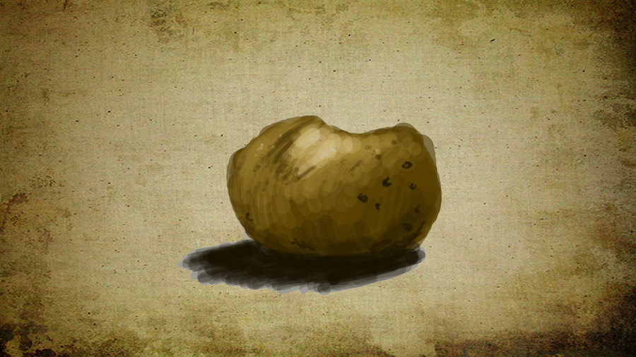 900x506 Potato Speed Paint By Jimmyjimjimmery - Painting Of A Potato