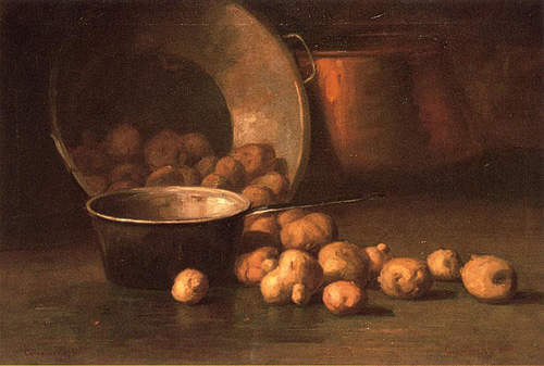 500x337 Cornelius Hankins Roasted Potato Salad With A Mustard Dill - Painting Of A Potato