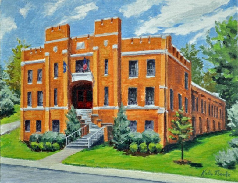 781x600 Small School Making It Happen With Centreville's Downtown Armory - Painting Of A School