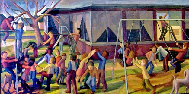 626x312 Yellow Springs Schools - Painting Of A School