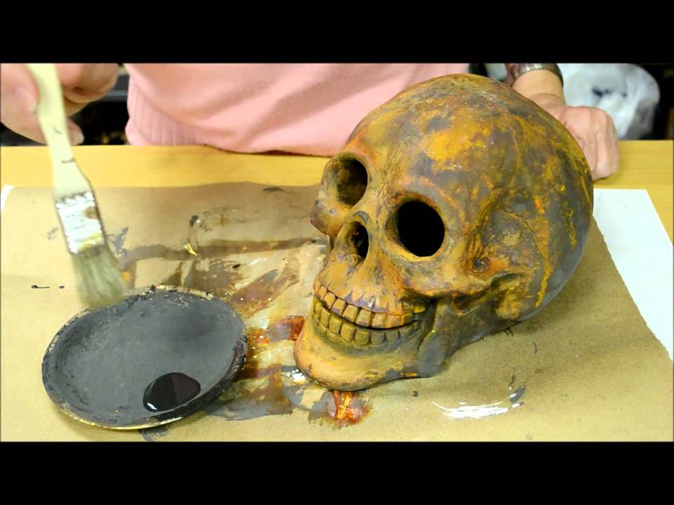 960x720 How To Verday A Skull For Halloween - Painting Of A Skull