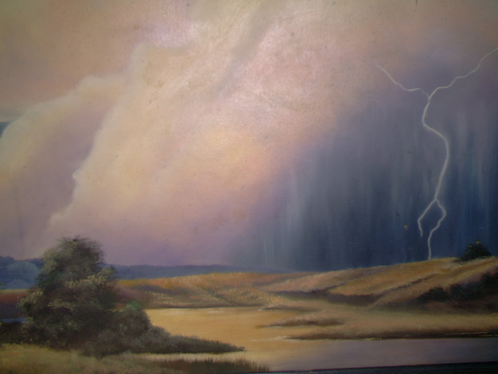 1024x768 Oil Painting Of A Storm Oil Painting Of A Thunderstorm. I - Painting Of A Storm