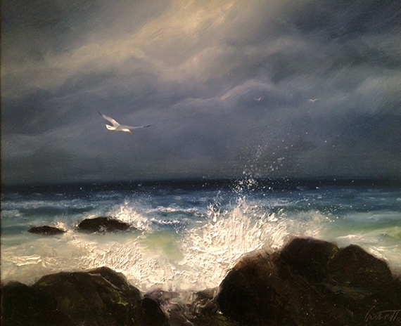 570x464 Painting Of A Storm - Painting Of A Storm