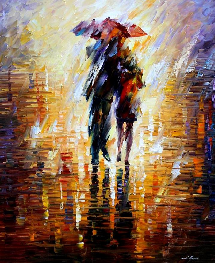 718x877 Together In The Storm Palette Knife Oil Painting On Canvas By - Painting Of A Storm