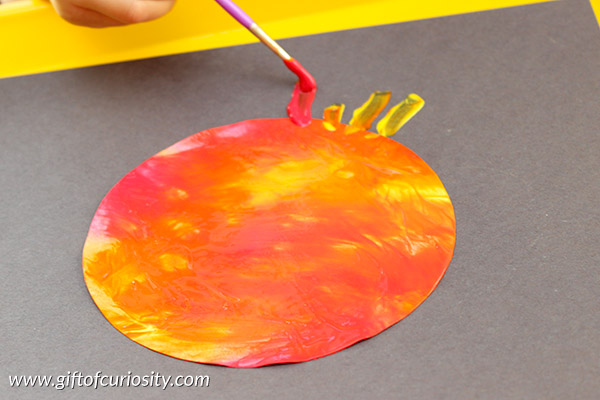 600x400 Sun Paintings {Learning About Our Solar System Through Art} - Painting Of A Sun