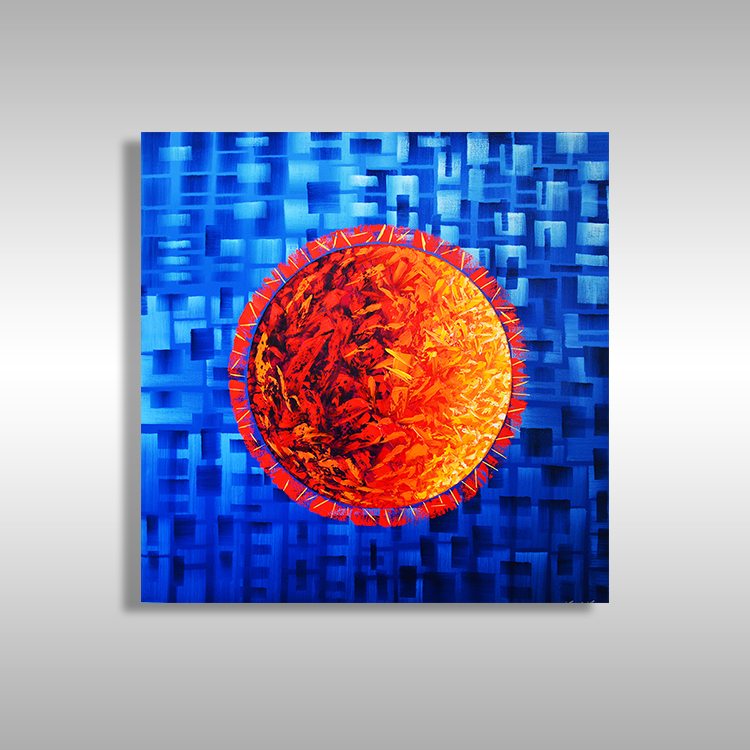 750x750 The Sun Is Shining Abstract Art For Sale Limited Edition - Painting Of A Sun