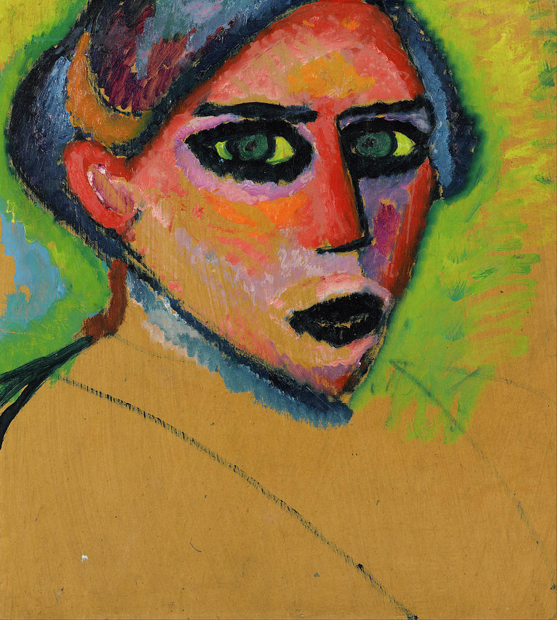 809x900 Woman's Face Painting By Alexej Von Jawlensky - Painting Of A Womans Face