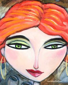 236x293 Woman's Face From Painting, A Single Woman. To See - Painting Of A Womans Face