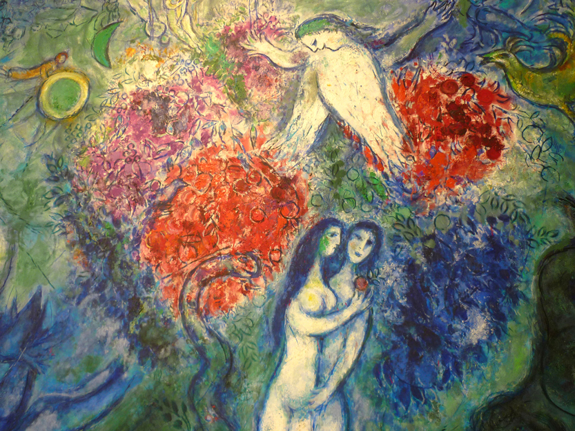 833x625 Eden - Painting Of Adam And Eve In The Garden Of Eden