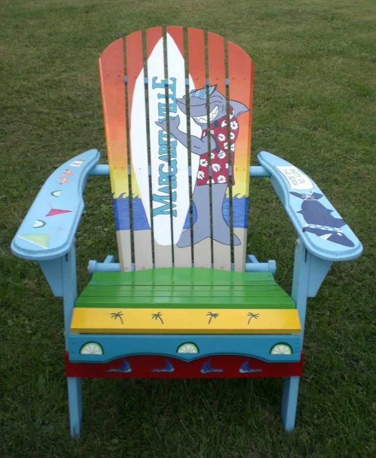 Painting Of Adirondack Chairs at PaintingValley.com | Explore ...