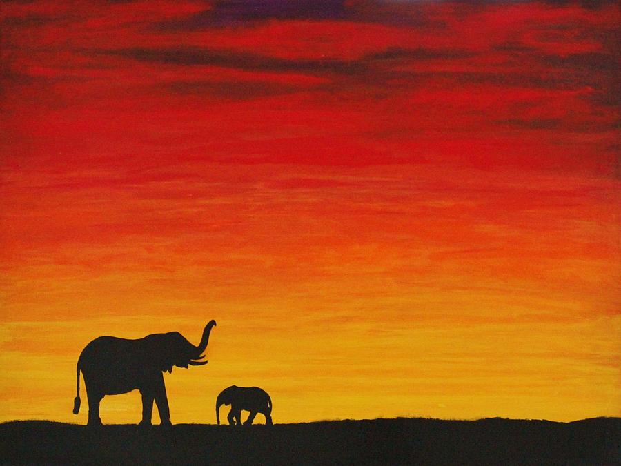 900x676 Mother Africa 1 Painting By Michael Cross - Painting Of Africa
